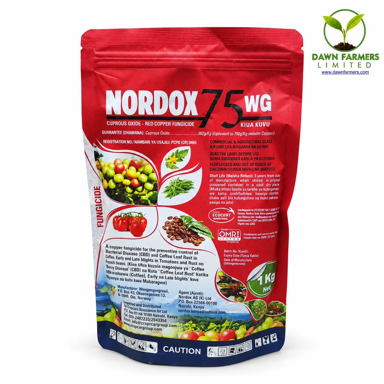 Nordox 75 WG Fungicide in Kenya